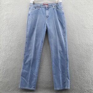 Wrangler Ultimate Riding Jeans Womens 13/14x32 Light Wash Straight Leg 18MWZST